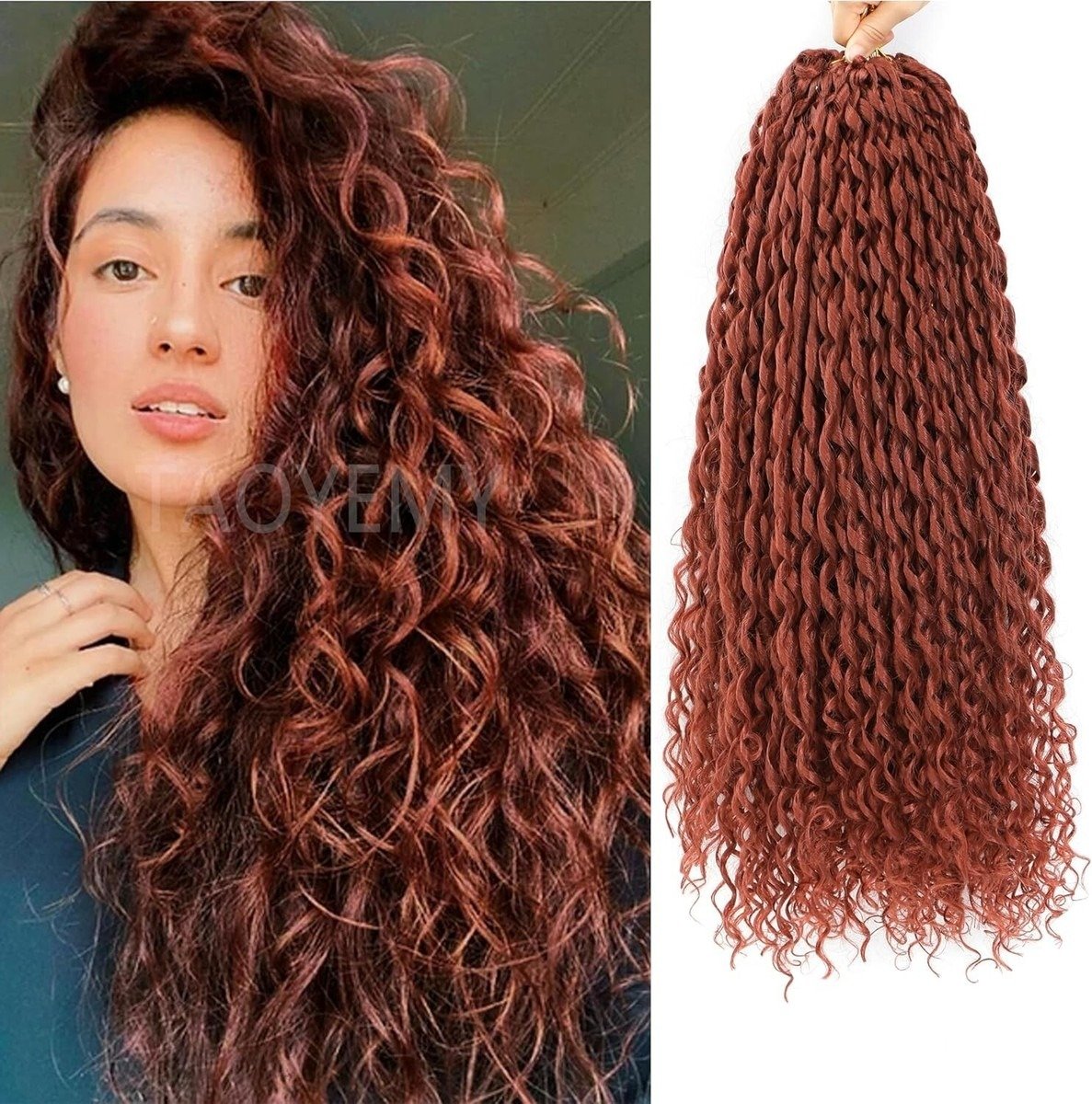 Enjoy the Grace of Flawsome Style with Premium Water Wave Crochet Hair